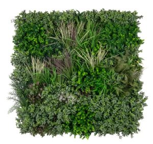 Panneau d'herbe synthétique vert pour murs